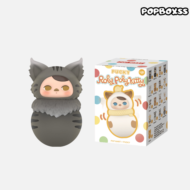 【Sale】PUCKY Roly-Poly Kitty Series Blind Box - POPBOXSS
