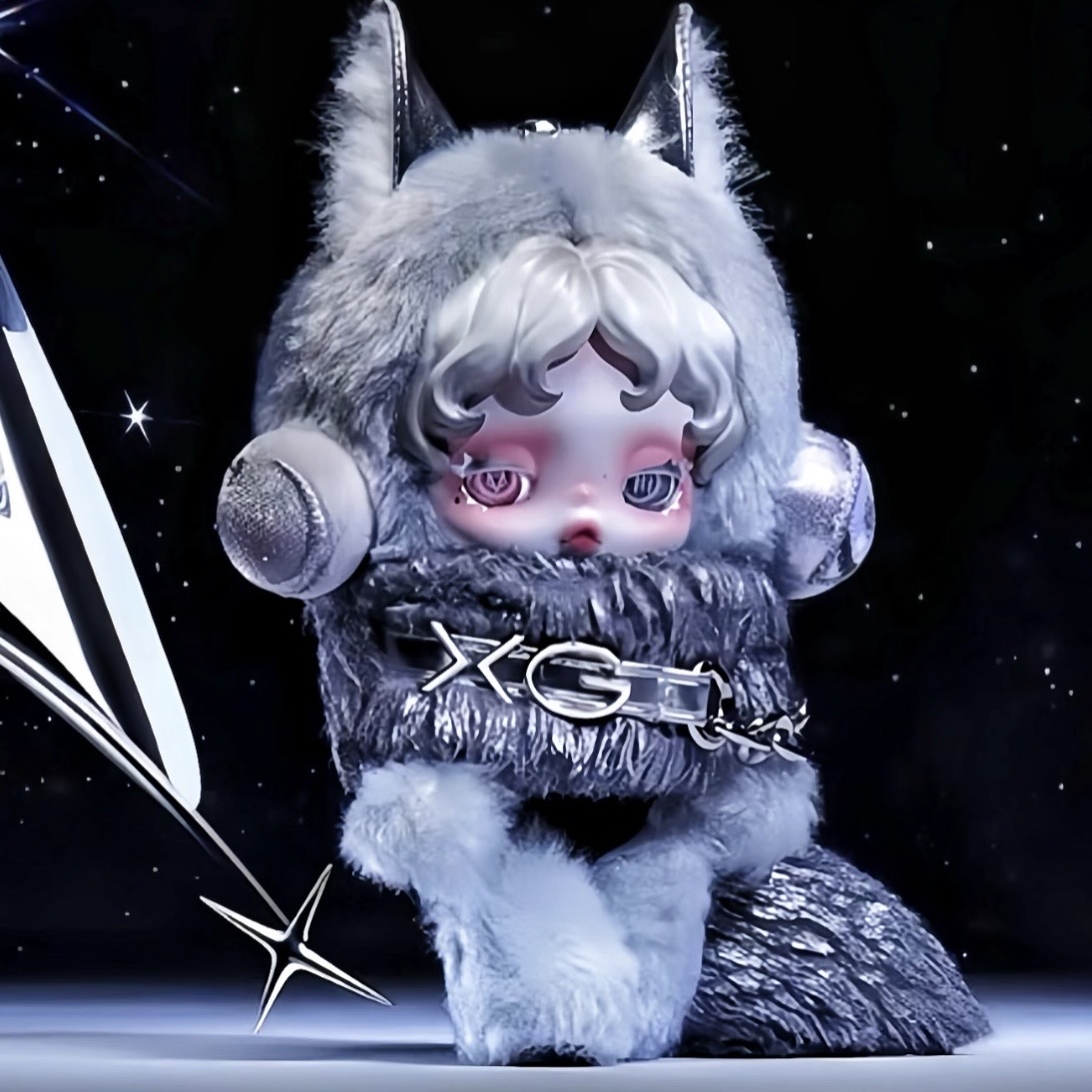 SKULLPANDA XG Plush Doll Pendant Japan Exclusive (PRE-ORDER) - POPBOXSS