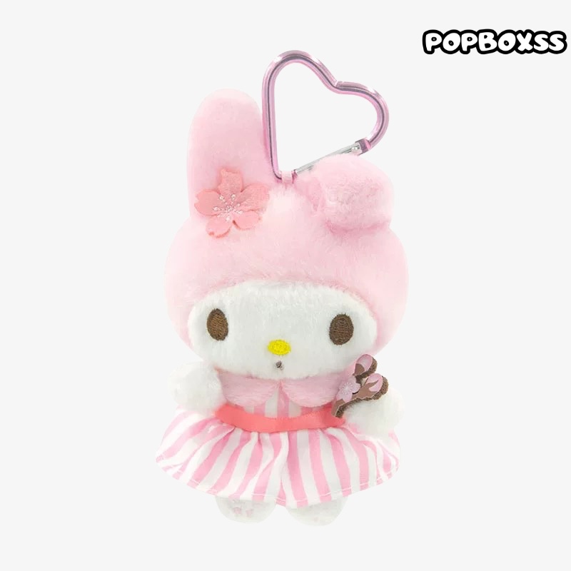 Authentic My Melody Sakura Series Plush Doll Keyrings - POPBOXSS