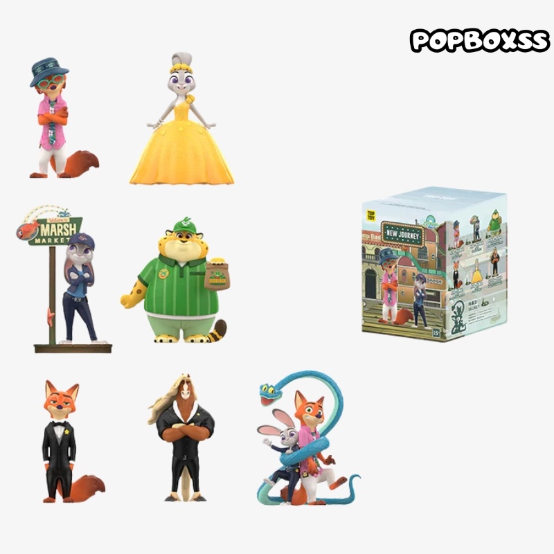 TOP TOY DISNEY Zootopia 2 New Journey Series Figure Blind Box - POPBOXSS
