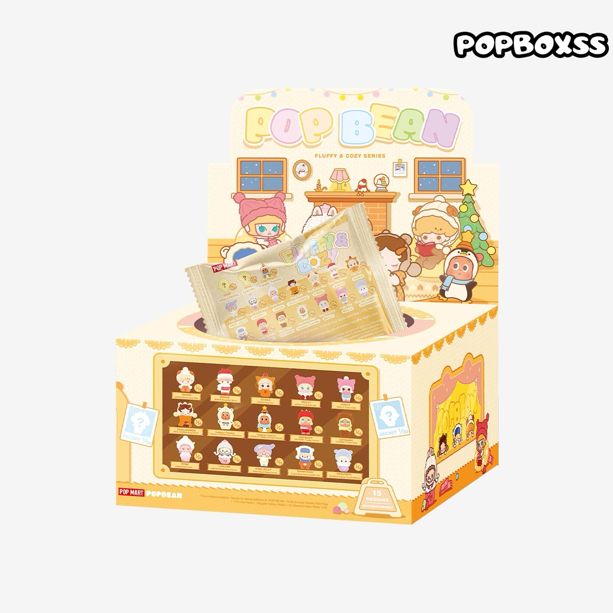 POP BEAN Fluffy & Cozy Series Blind Bag (1 PC Per Pack)(PRE-ORDER) - POPBOXSS