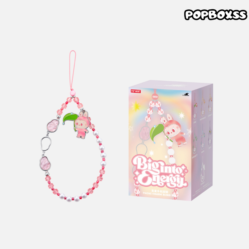 POP MART THE MONSTERS LABUBU Big into Energy Series-Phone Charm Blind Box - POPBOXSS