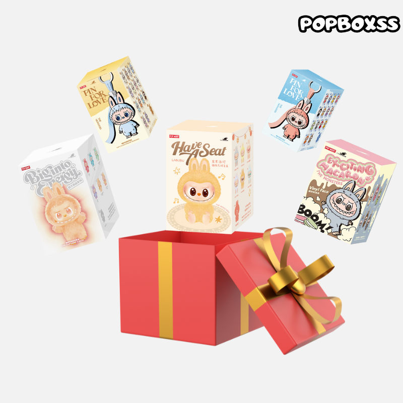 【Black Friday Sets】POPMART Labubu V1 V2 V3 letters A and B set（5 boxs） - POPBOXSS