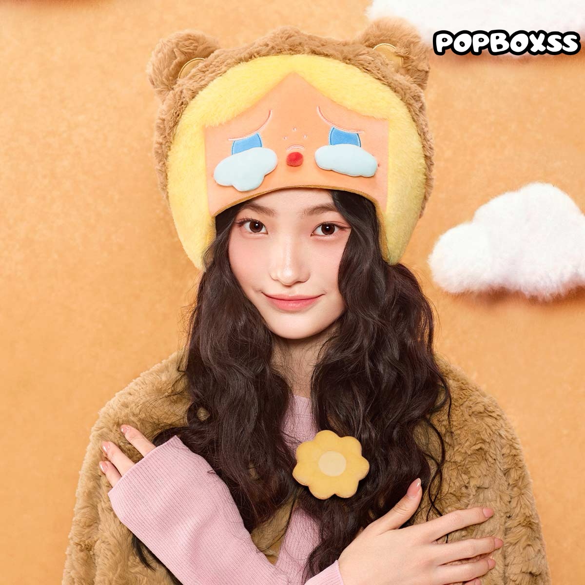 POP BEAN Fluffy & Cozy Series-CRYBABY Multi-functional Blanket - POPBOXSS