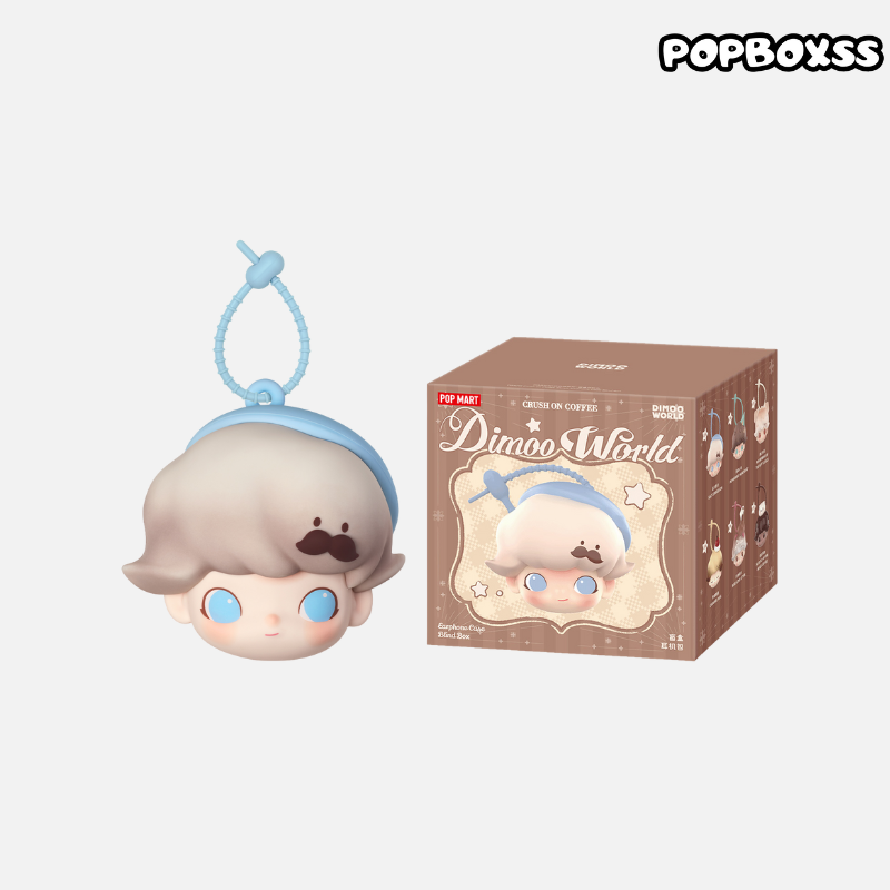 POPMART DIMOO Crush on Coffee Series-Earphone Case Blind Box - POPBOXSS