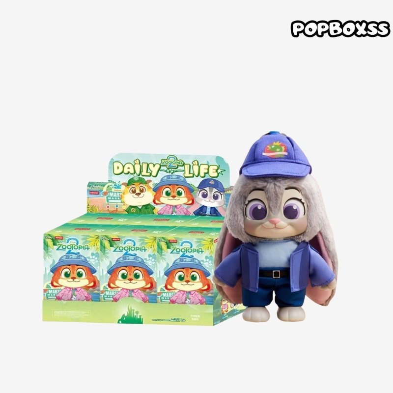 Zootopia V2 Daily Life Vinyl Plush Pendant Blind Box - POPBOXSS