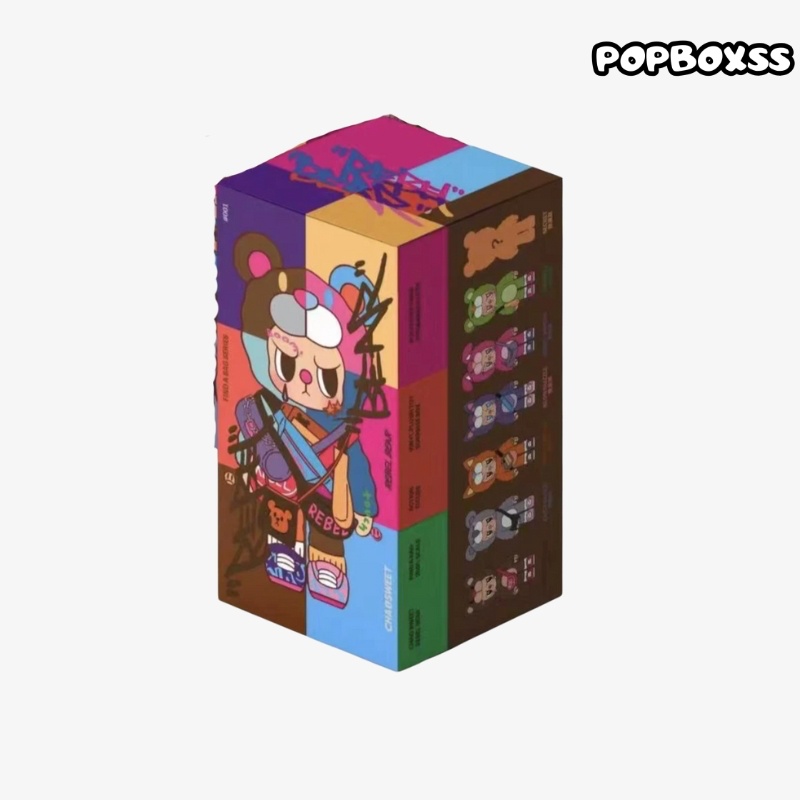 REBEL BEAR Find a Bag Series Vinyl Plush Blind Box - POPBOXSS