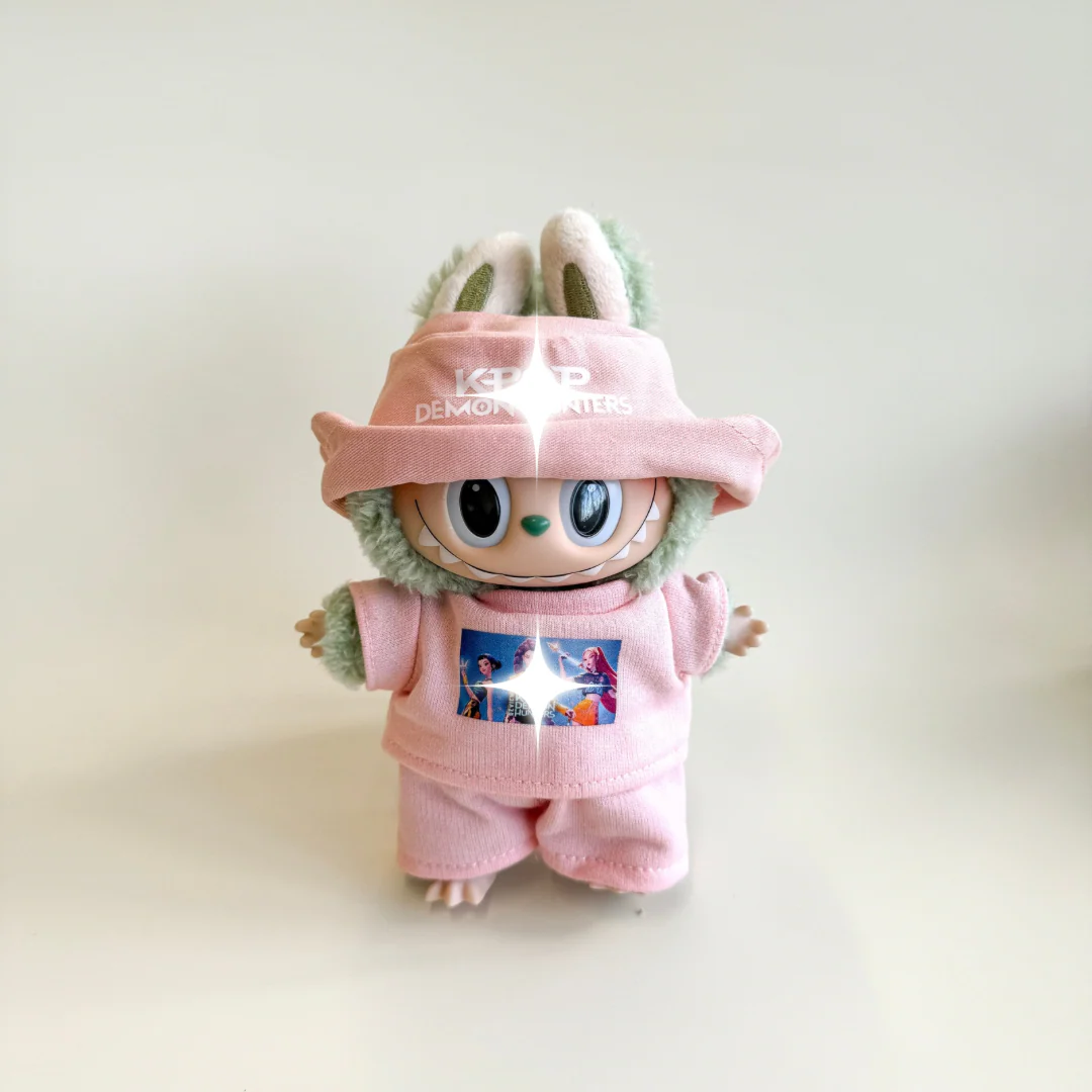 Labubu Pink Hunters Inspired Outfit Set - POPBOXSS