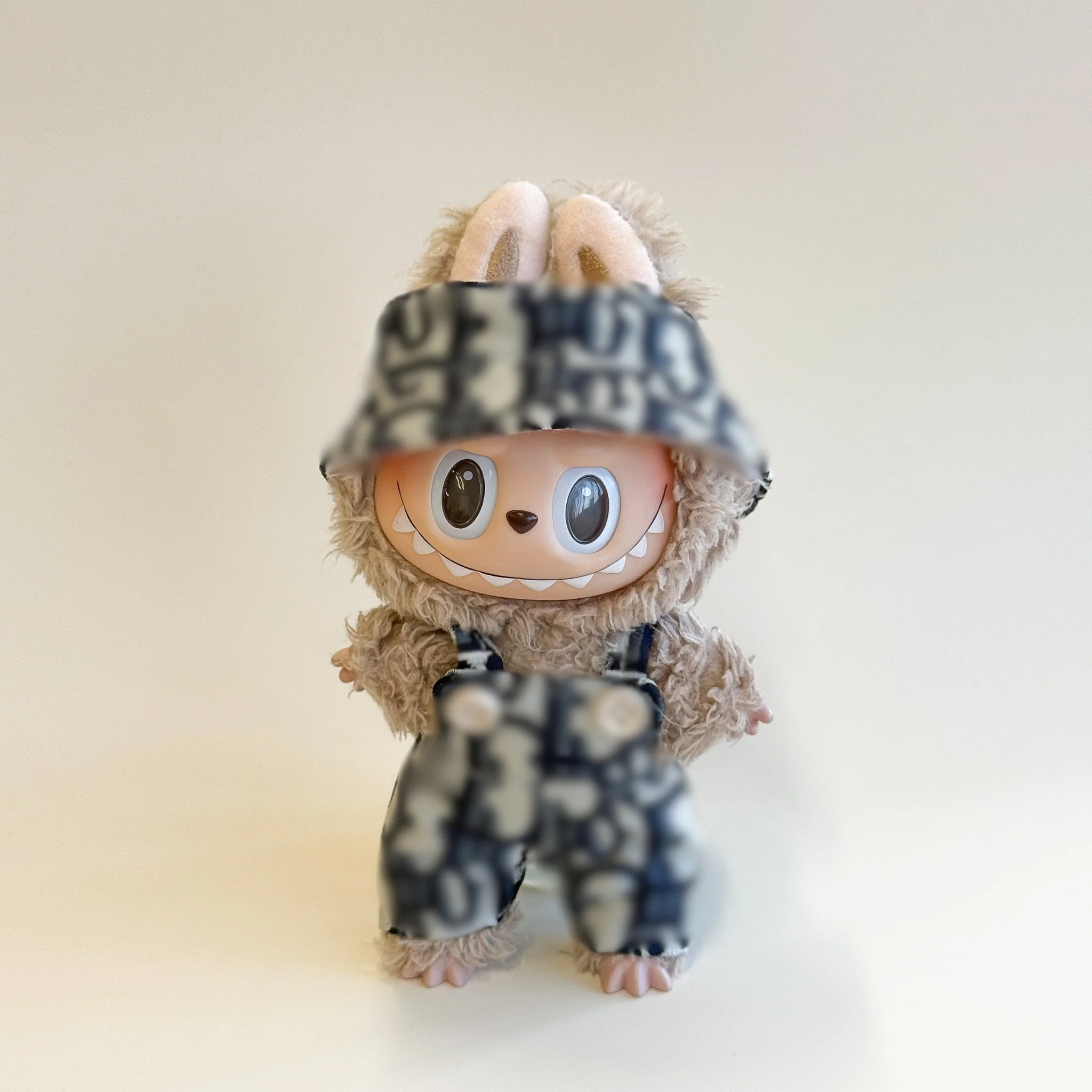 Labubu Luxe Dark Blue Denim Set – Monogram Edition - POPBOXSS