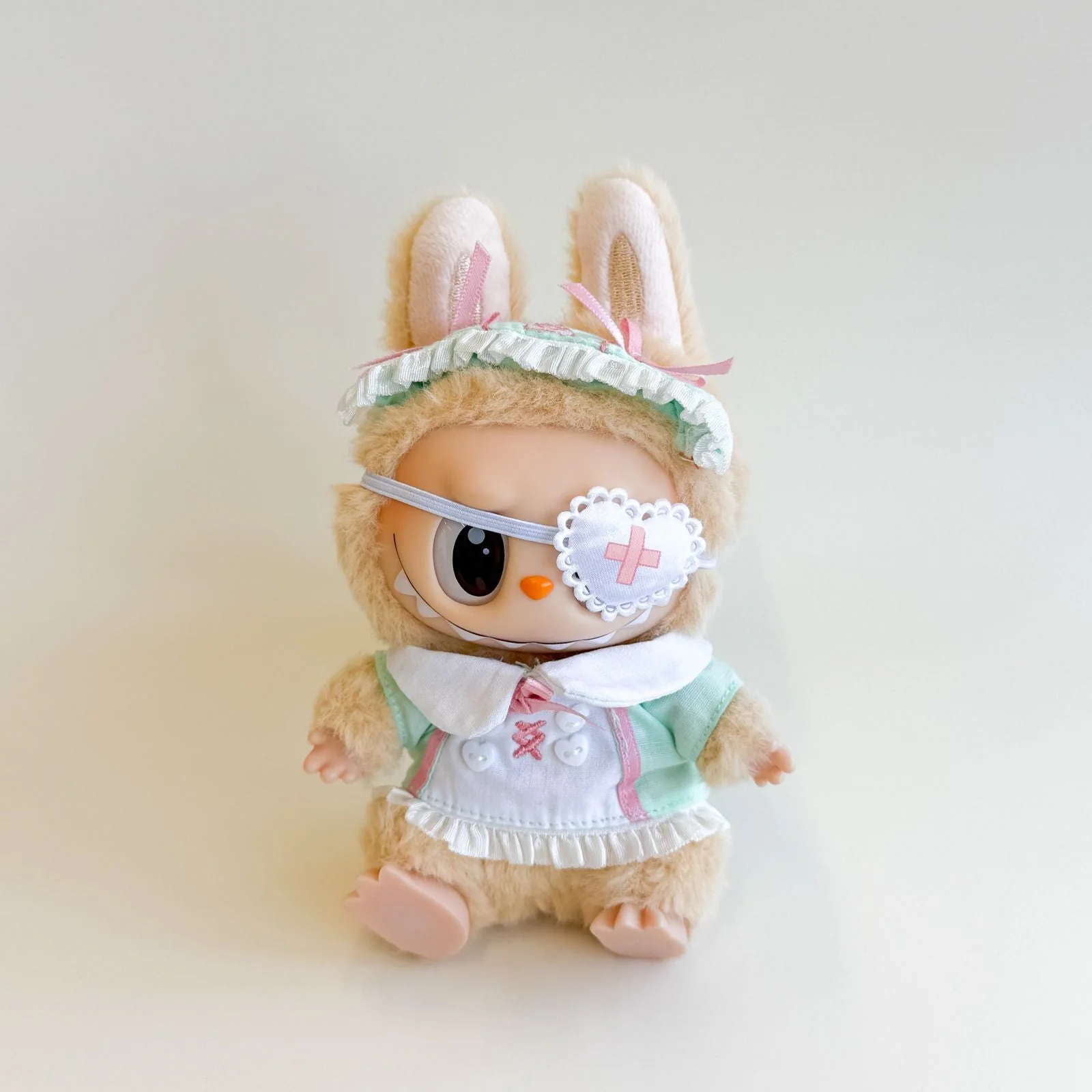 Labubu Pastel Nurse Outfit – Eyepatch Style - POPBOXSS