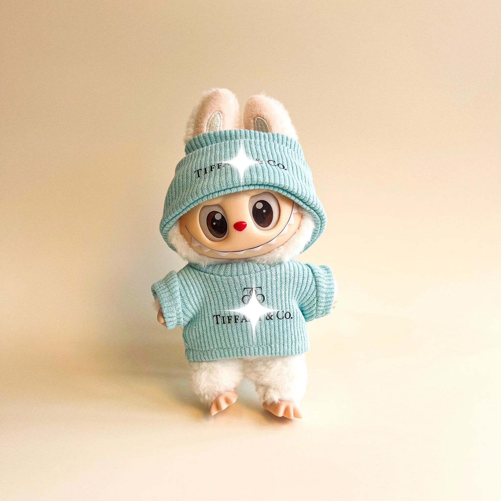 Labubu Mint Breeze Sweater & Hat Outfit Set - POPBOXSS