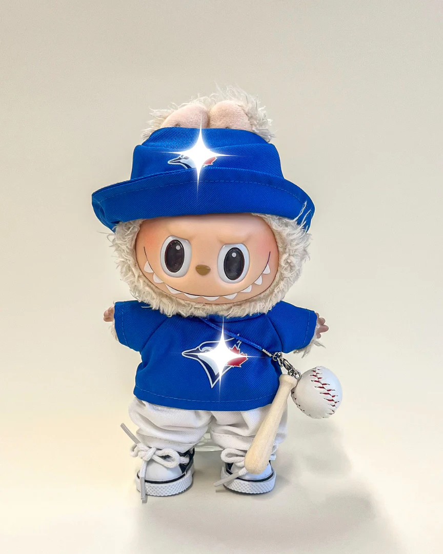 Labubu Baseball Outfit Set –  TBJ Blue - POPBOXSS