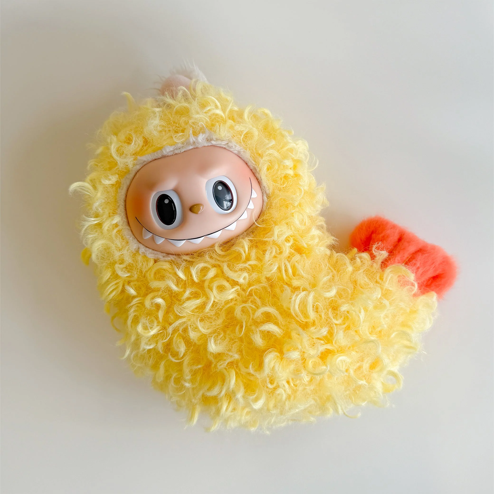 Labubu Fluffy Costume - Fried Shrimp Edition - POPBOXSS