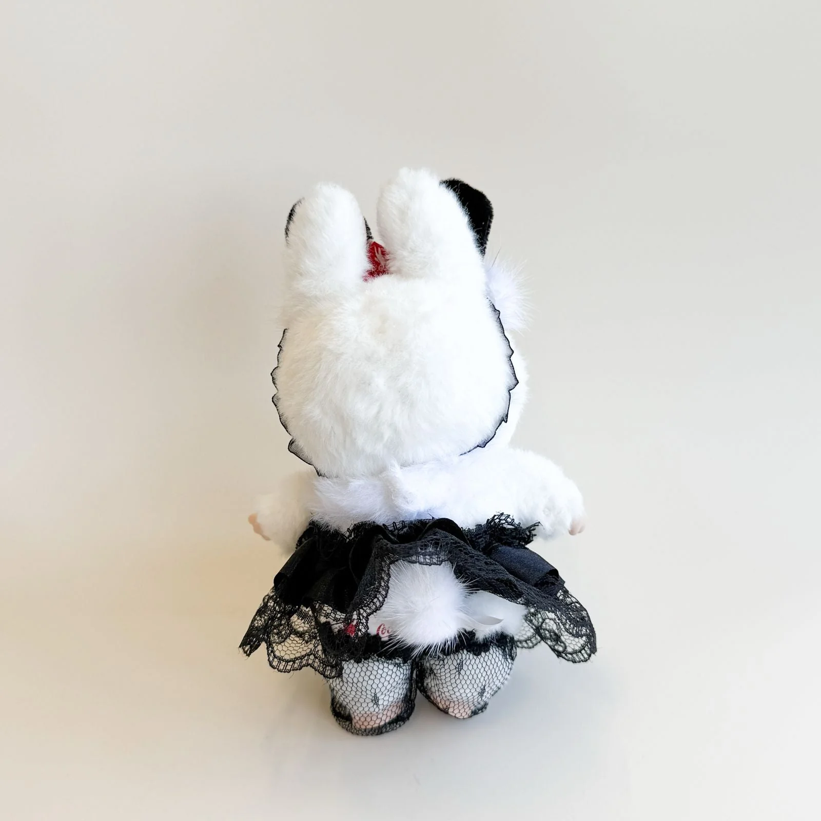 Labubu Black & White Bunny Dress Outfit – Lace Style - POPBOXSS