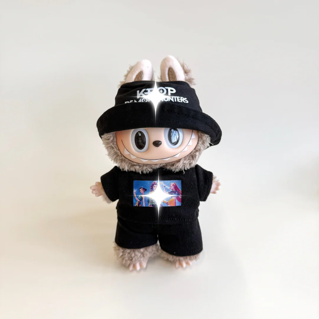 Labubu Black Hunters Inspired Outfit Set - POPBOXSS