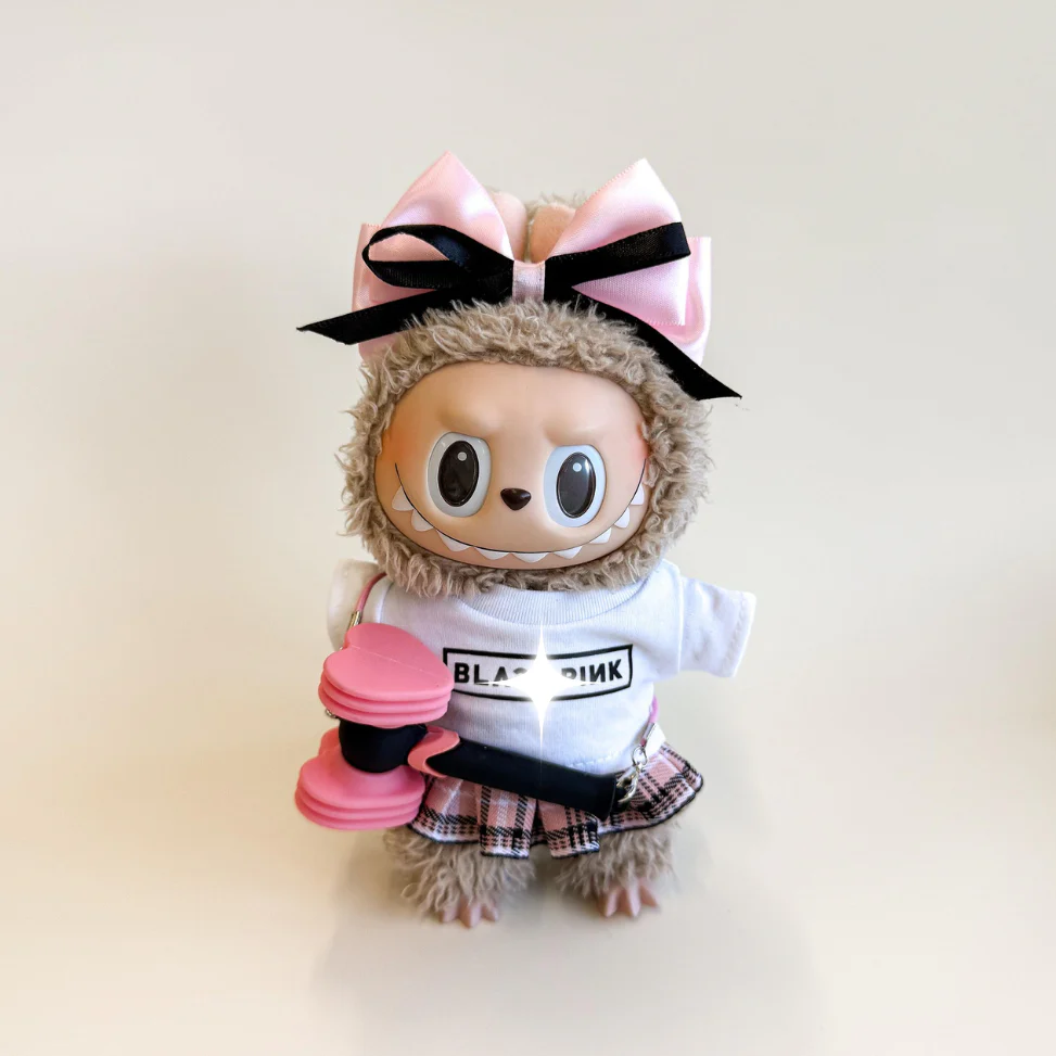 Labubu BP Inspired Idol Outfit – White Edition (4 Items) - POPBOXSS