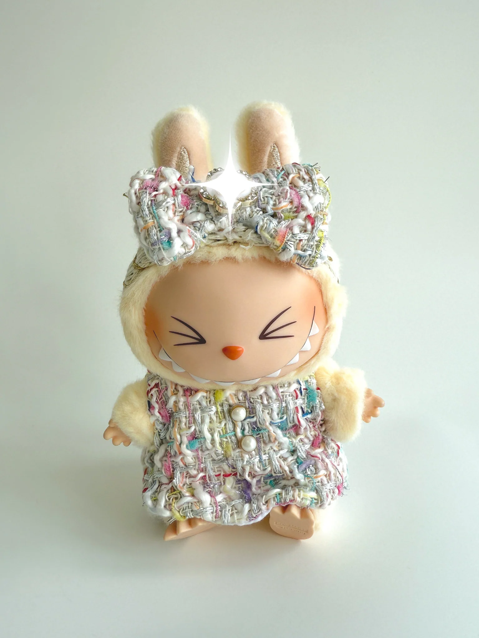 Labubu Winter White Tweed Set - POPBOXSS