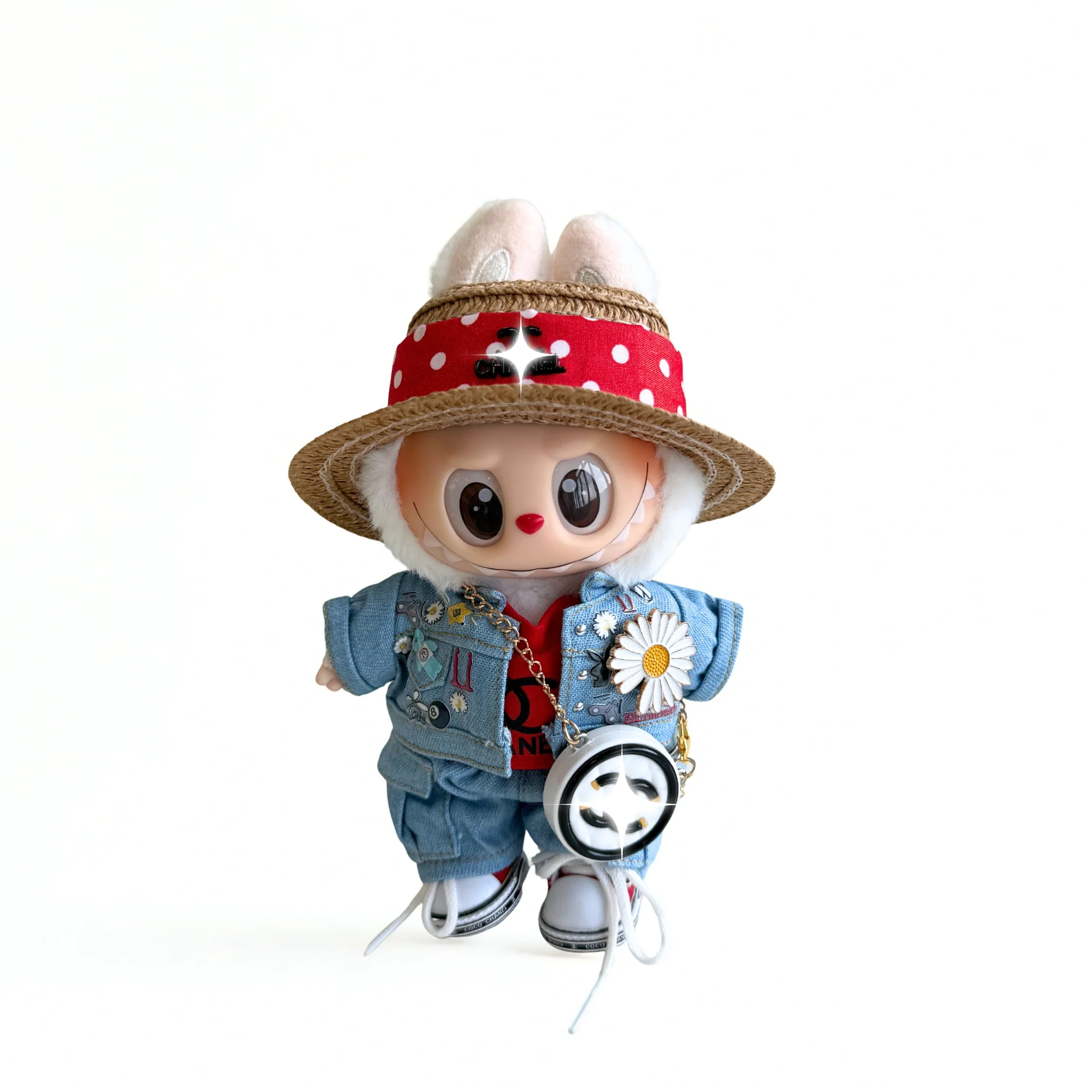 Labubu Denim Outfit Set – K-Pop Idol Collection (7 Items) - POPBOXSS