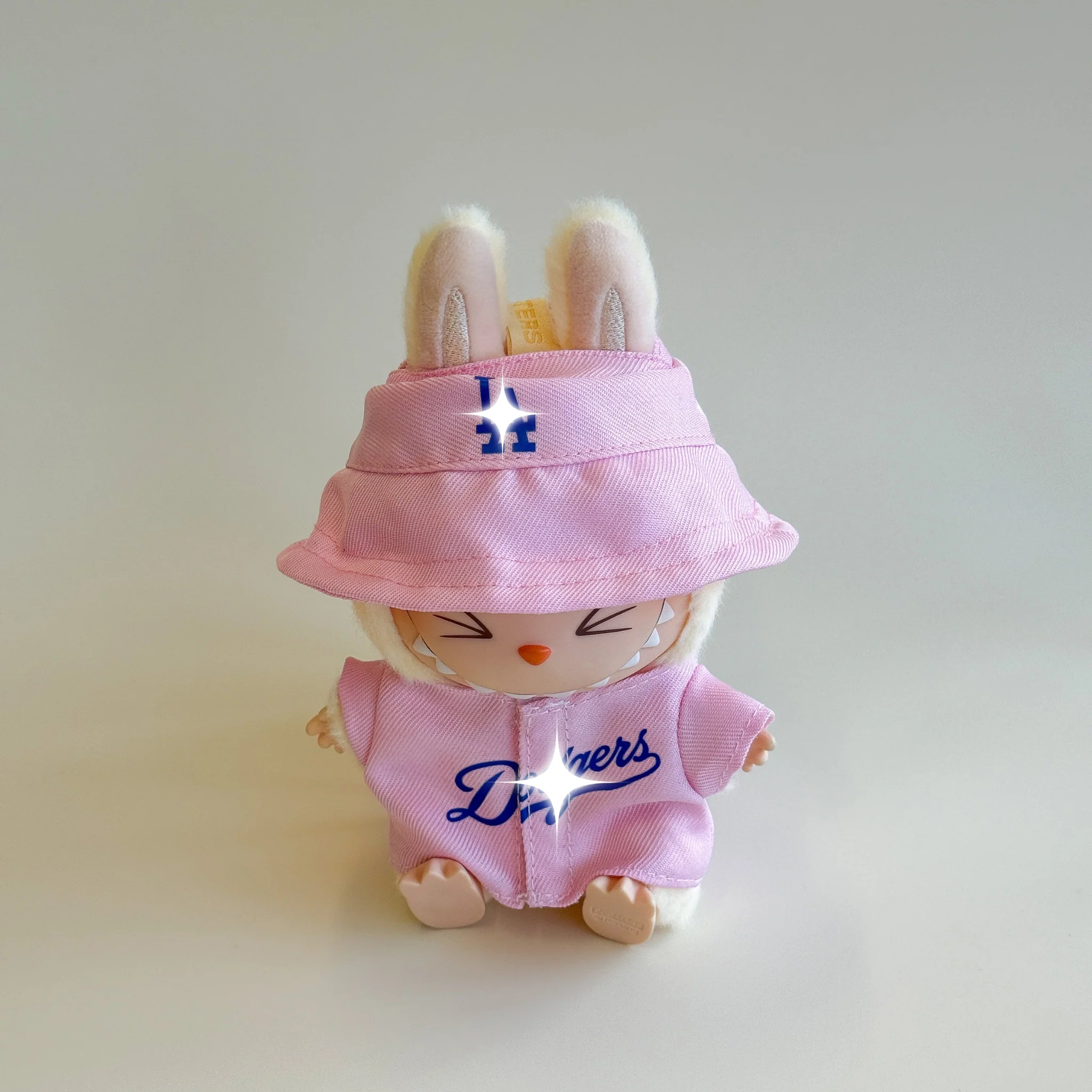 Labubu Pink Baseball Outfit – Classic Edition - POPBOXSS