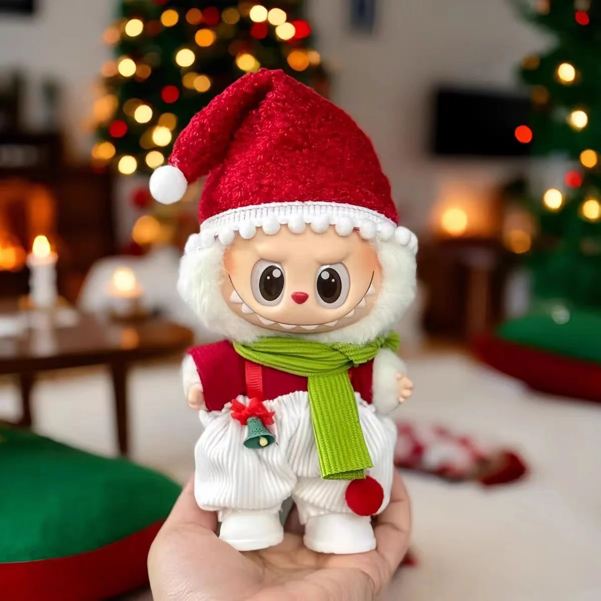 Labubu clothes Christmas Outfit Santa Claus Labubu clothes - POPBOXSS