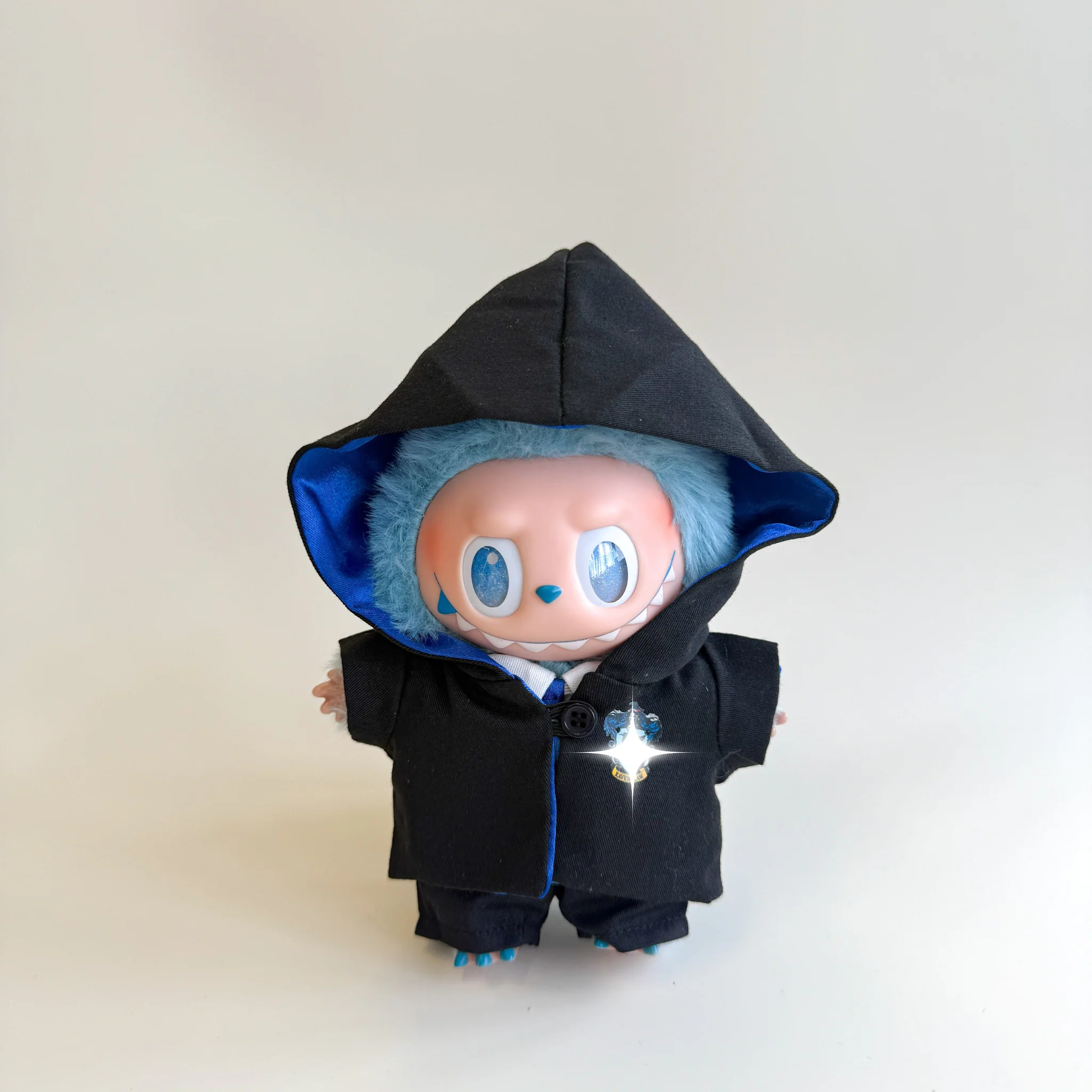 Labubu Blue Wizard Outfit Set – Magical School Edition - POPBOXSS