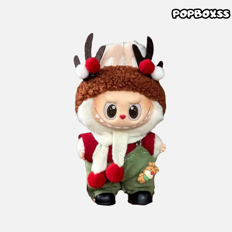 Labubu clothes Christmas Outfit Elk Labubu clothes - POPBOXSS