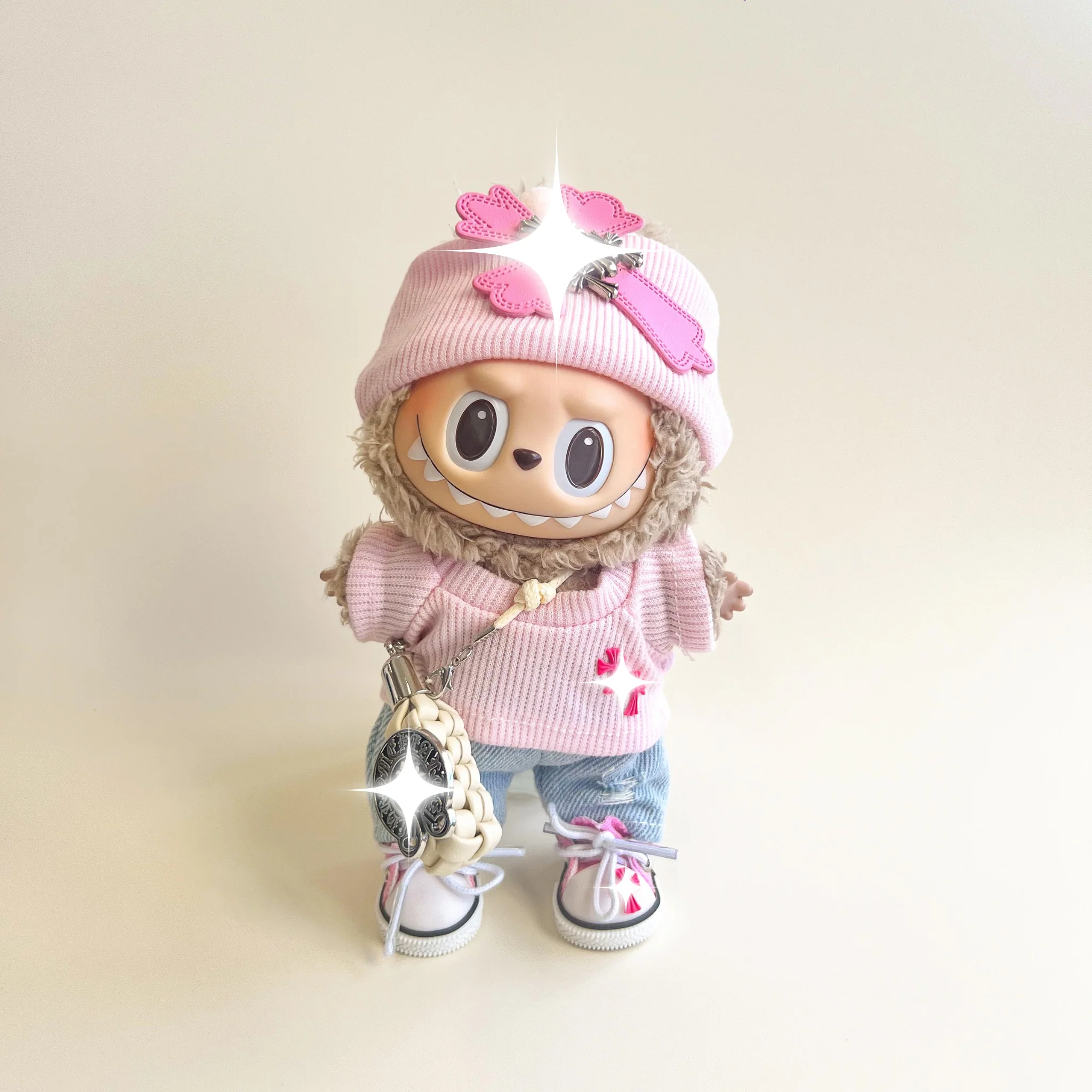Labubu Pink Streetwear Outfit Set (5 Items) - POPBOXSS