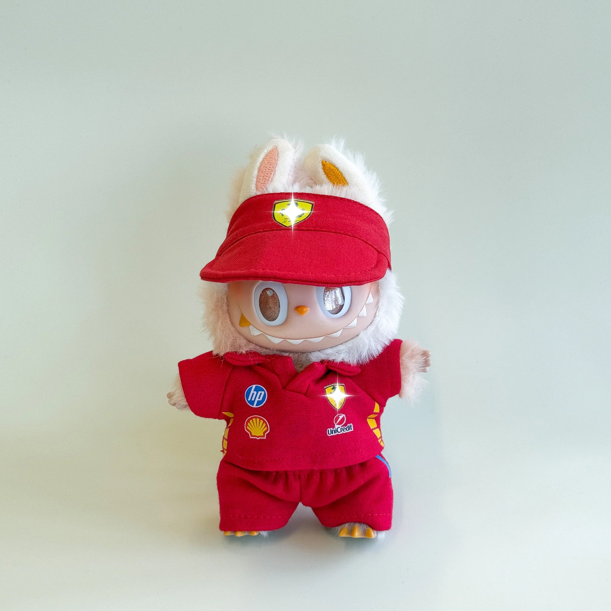 Labubu Racing Outfit Set – Red Edition - POPBOXSS