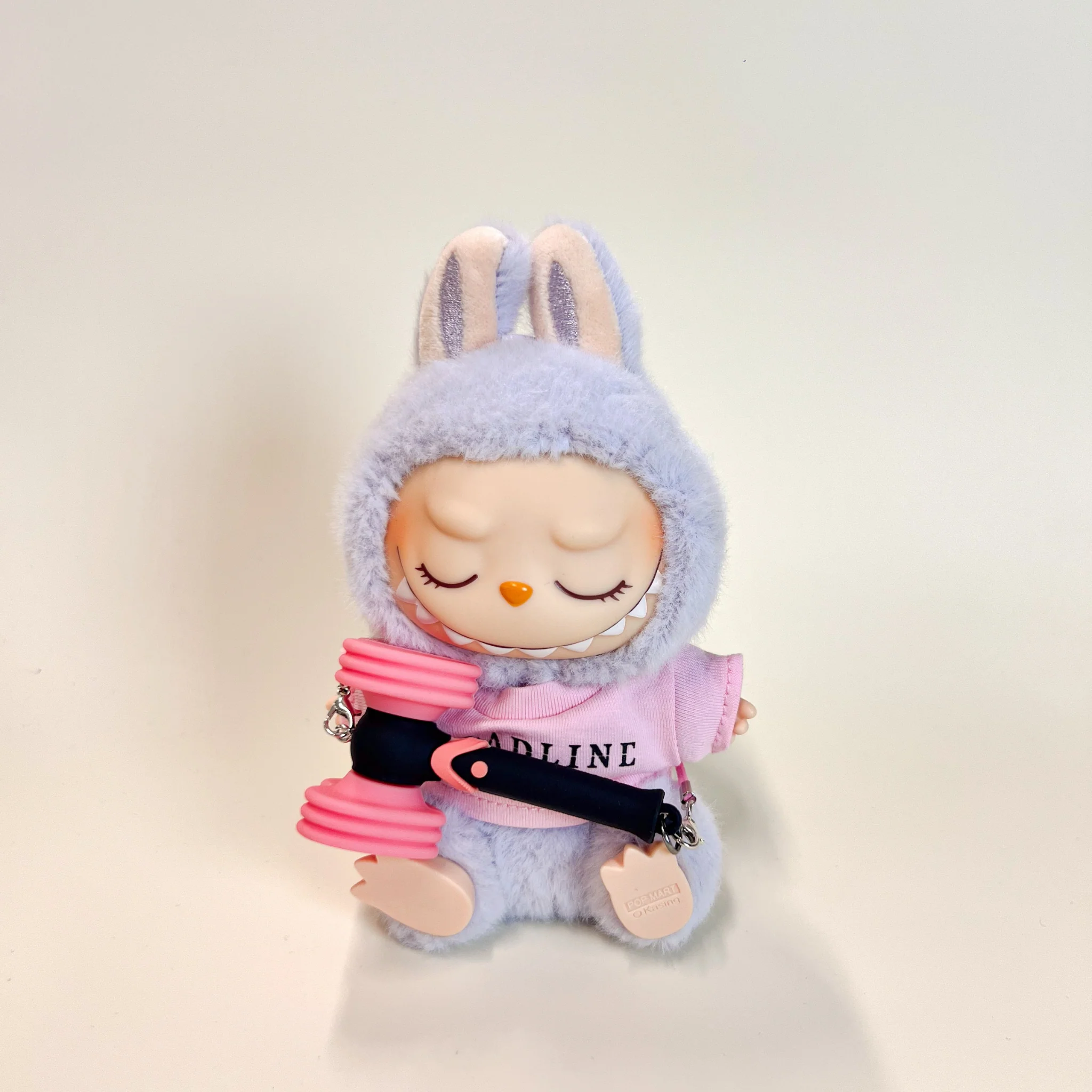 Labubu Concert Outfit Set – Pink Tour Tee with Mini Fan Lightstick (2 Items) - POPBOXSS