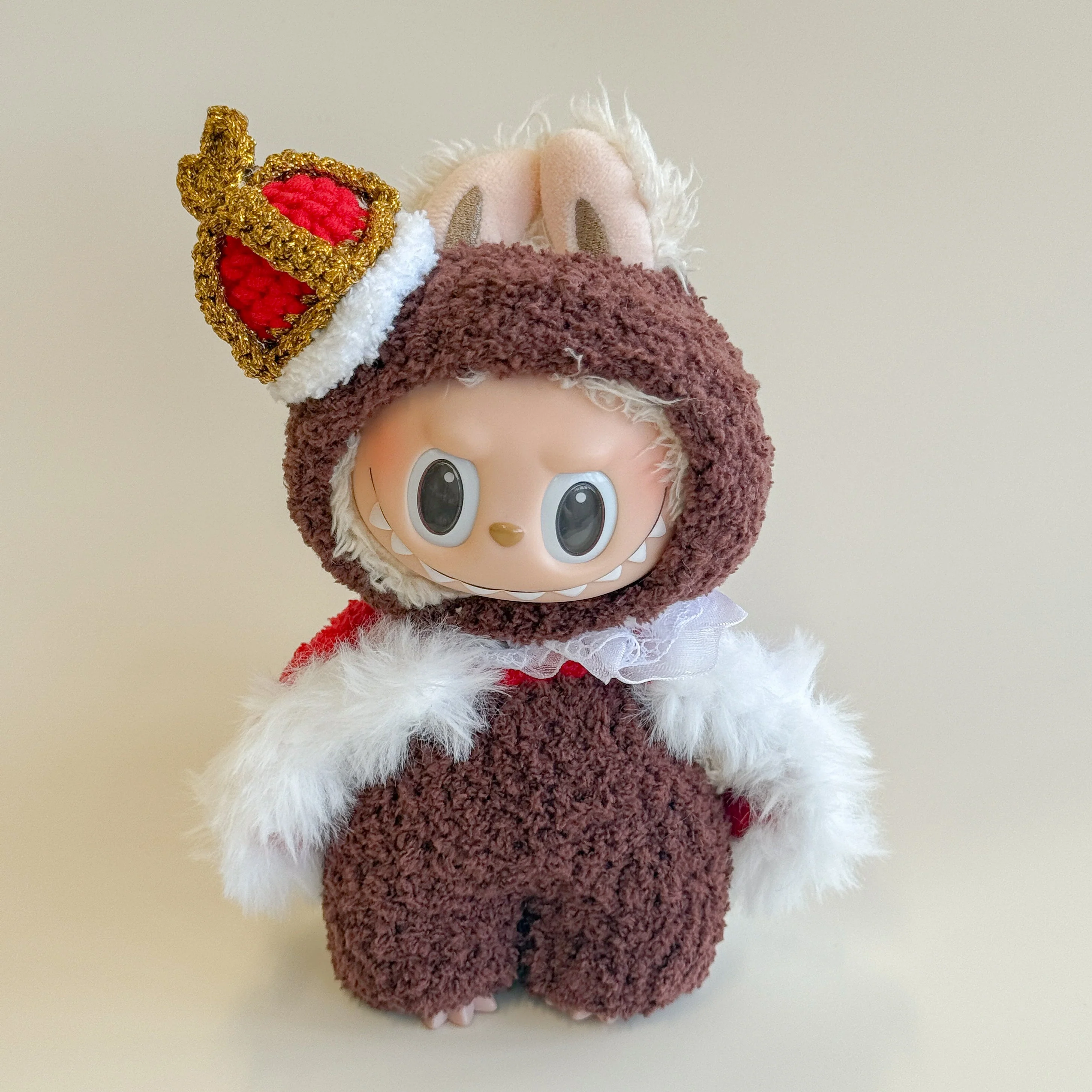 Labubu Royal King Outfit Set – Crown & Cape - POPBOXSS