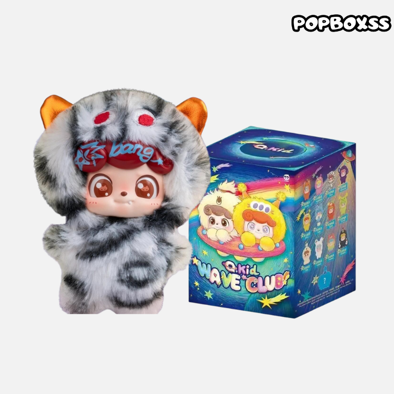 Q kid Wave club Vinyl plush toy blind boxes - POPBOXSS