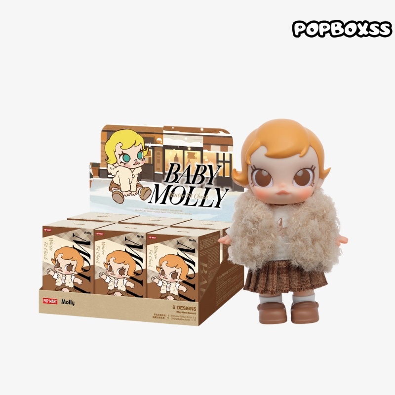 Baby Molly Winter Fit Check Series-Vinyl Plush Pendant Blind Box(PRE-ORDER) - POPBOXSS