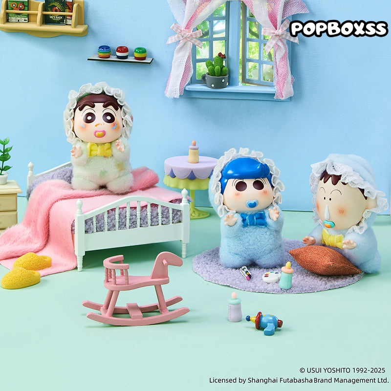 Crayon Shinchan Baby Series Soft Vinyl Plush Blind Box - POPBOXSS
