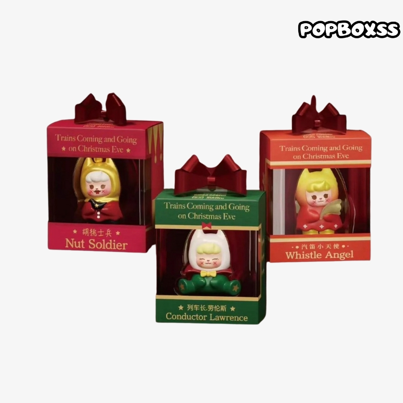 XXFU XiaoXiaoFu Christmas Train Series Mini Beans Figures Blind Box - POPBOXSS