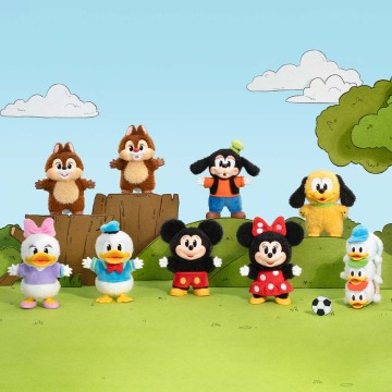 MlCKEY FAMILY Cute Together Keychain Series Plush Blind Box mickey - POPBOXSS