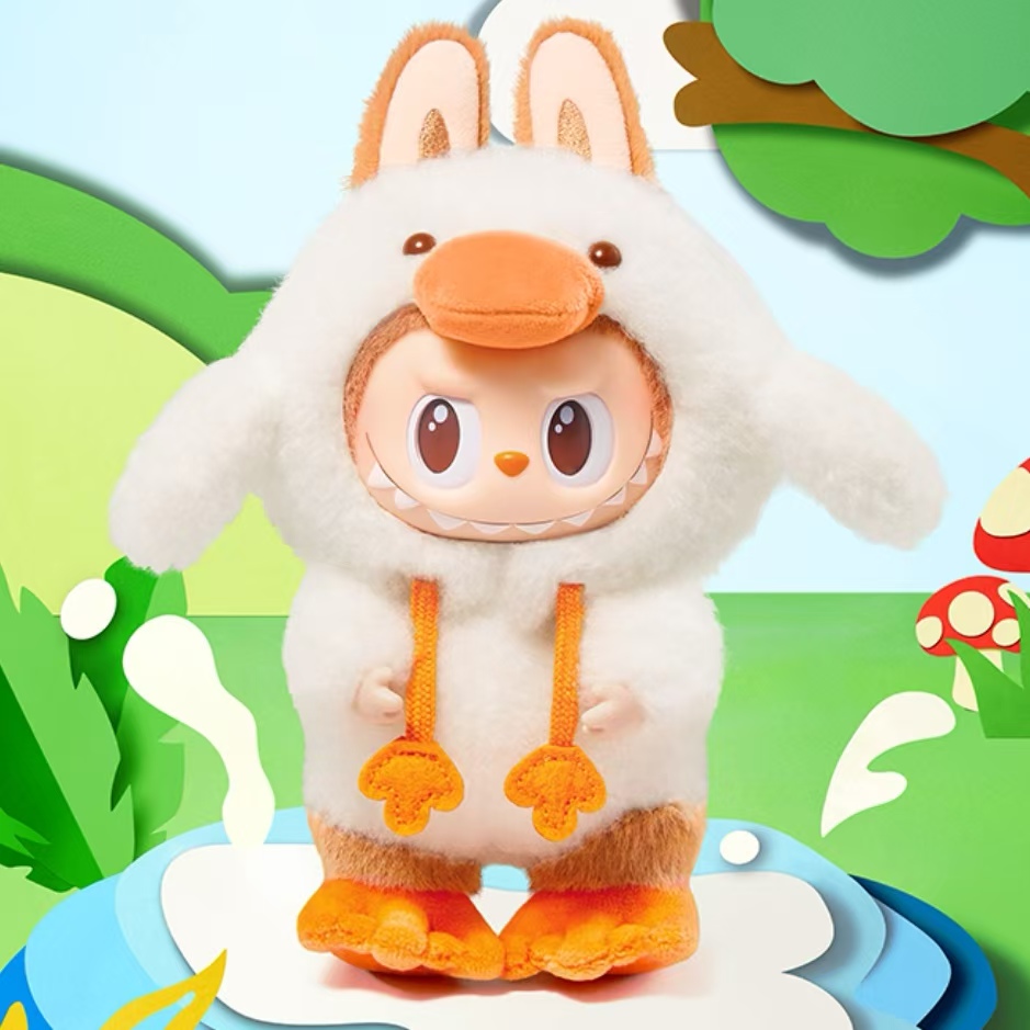 【Hot】labubu the monsters Forest Fairy Tale Series Vinyl Plush Doll DUCK - POPBOXSS