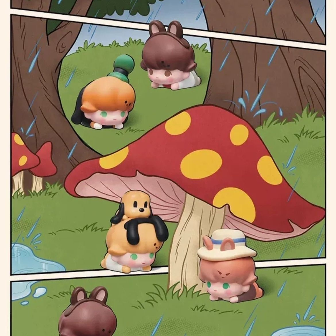 POP BEAN DIMOO WORLD × DSN Classic Series（3Pcs Per Pack） - POPBOXSS