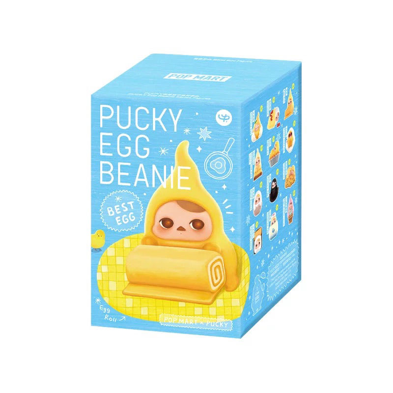 PUCKY Egg Beanie Series Figures, Blind Box - POPBOXSS