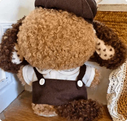 Nommi Chocolate Puppy 400% Plush Doll. Limited Edition - POP BOX