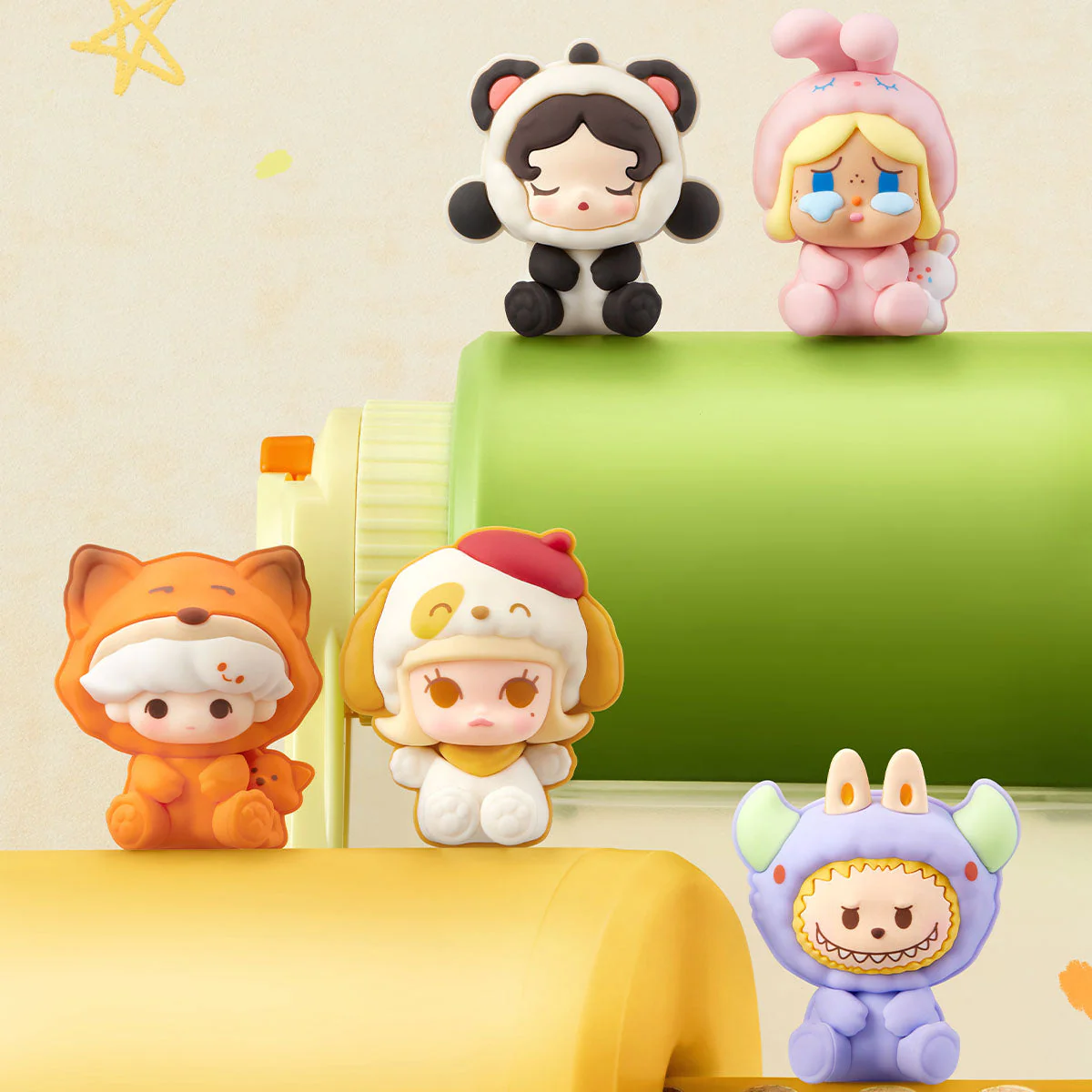 Bubble Cute Particle Pajama Party Series Decorative Buckle, Blind Box - POPBOXSS