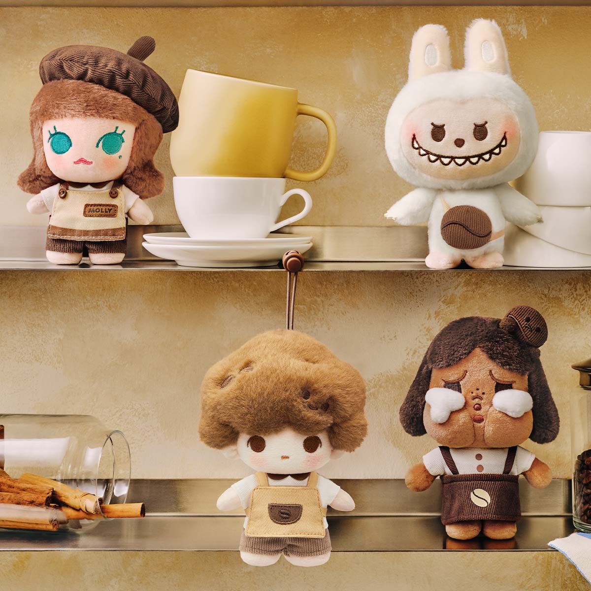 Coffee Factory Series Plush Pendant Pop Mart Blind Box Doll - POPBOXSS