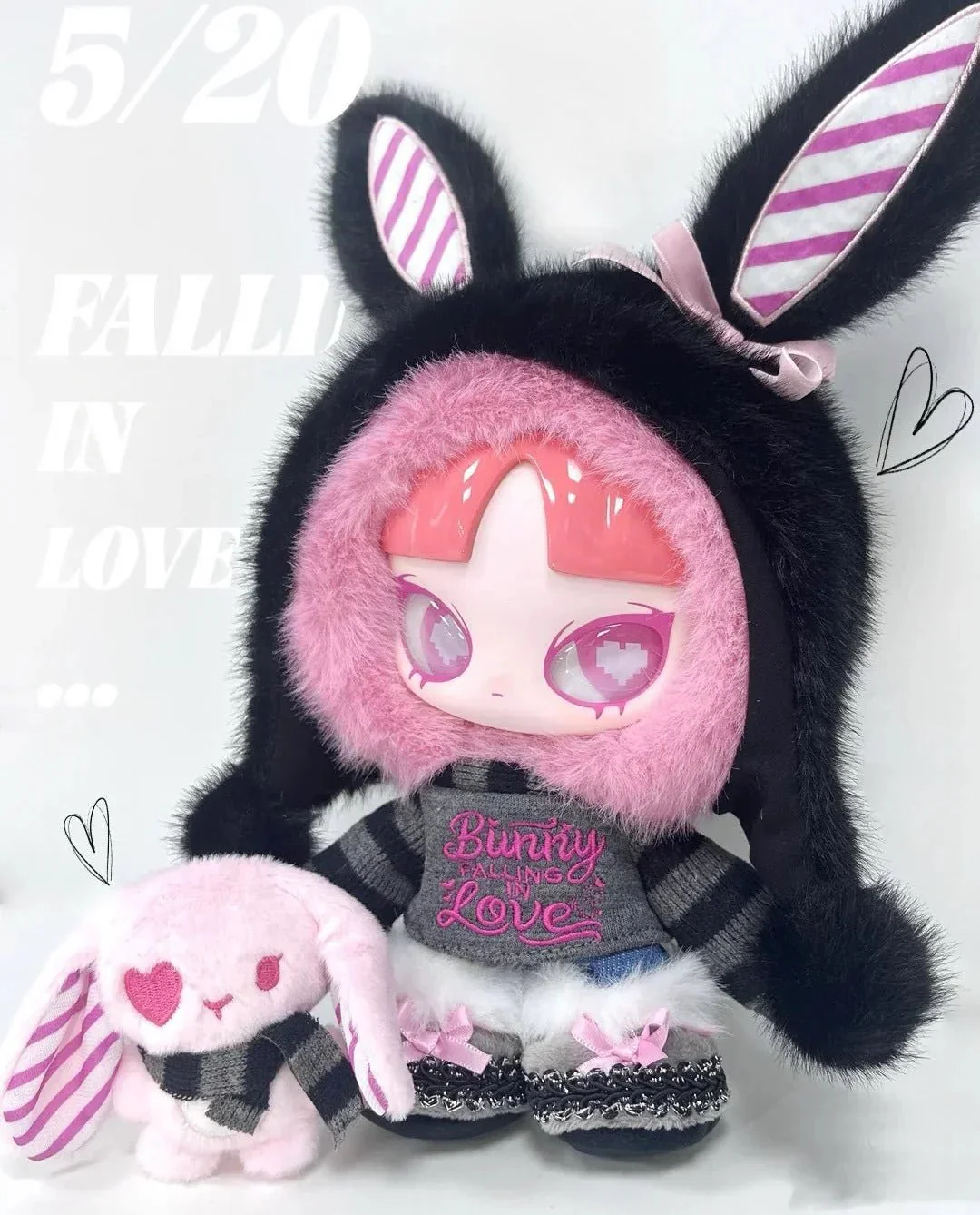 Limited INN'S 520 Bunny Falling in LOVE Plush Dolls - POPBOXSS