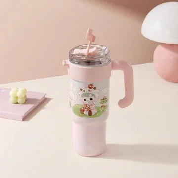 HACIPUPU Snuggle With You Series-Straw Cup - POPBOXSS
