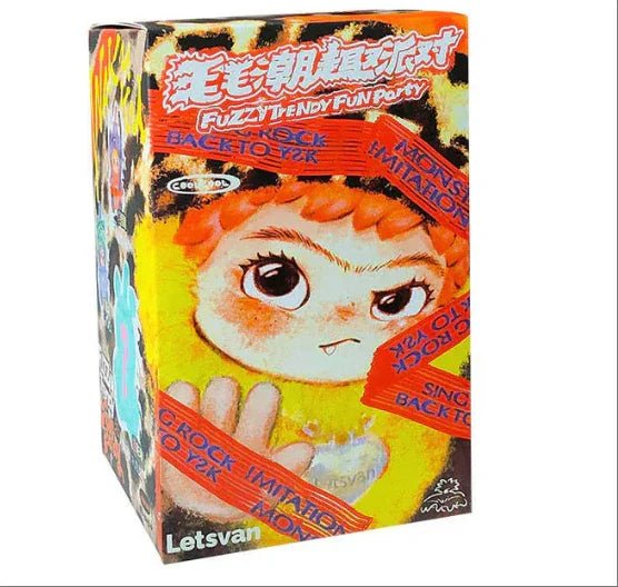 WAKUKU Fuzzy Trendy Fun Party Series Plush Dolls. Blind Box - POPBOXSS