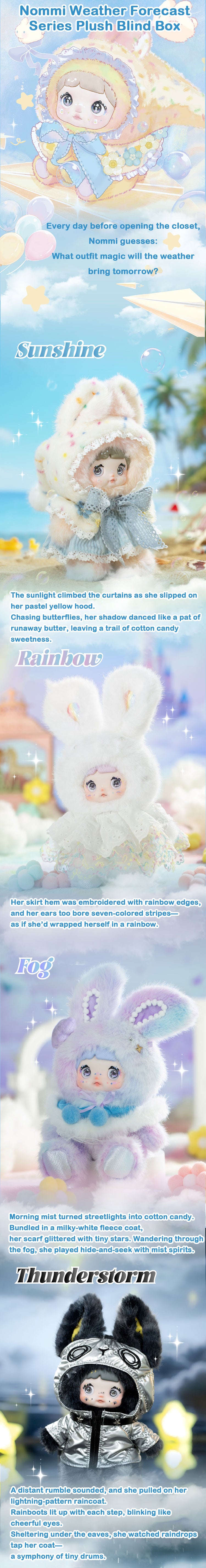 NEW】NOMMI Weather forecast Blind box - POP BOX