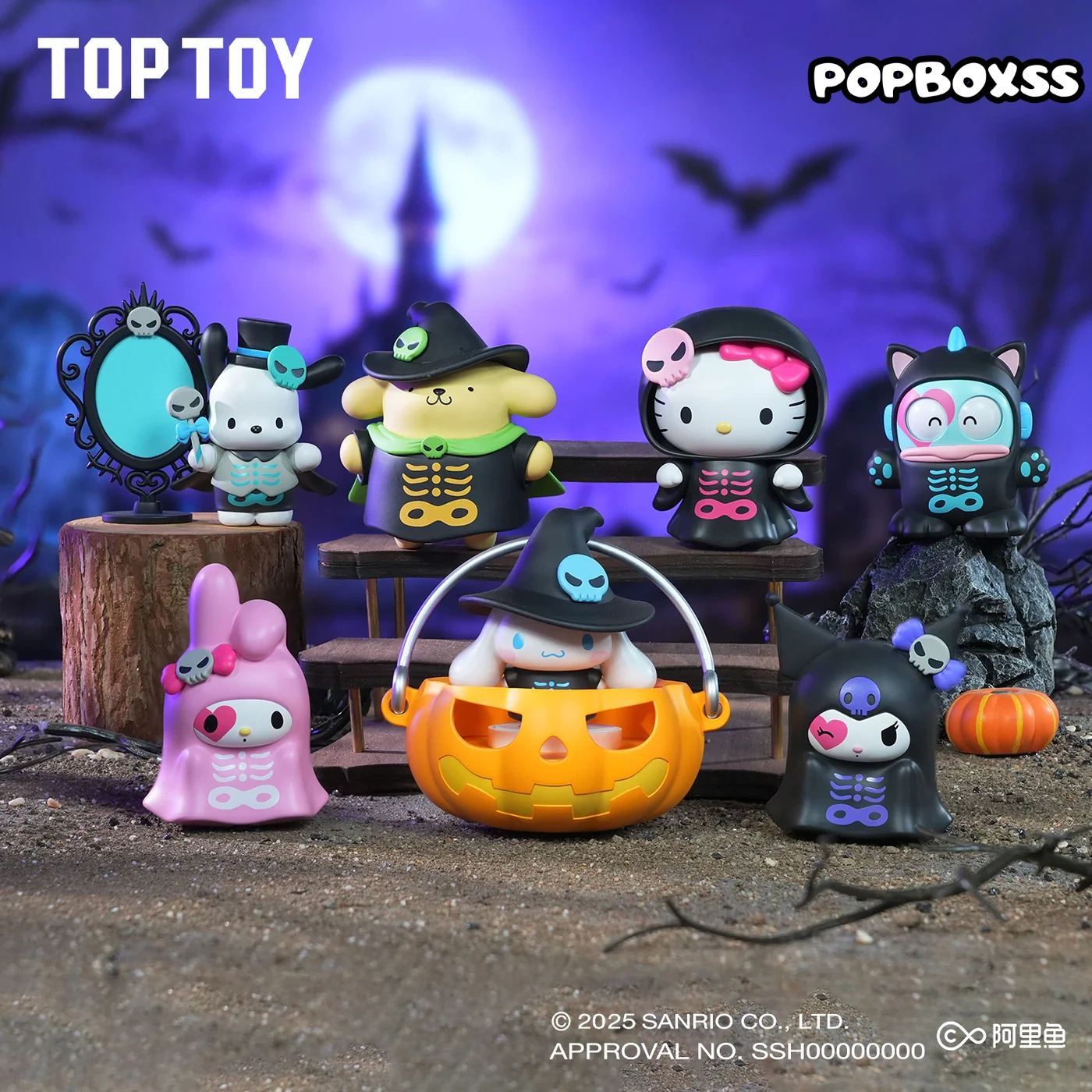 TOP TOY SRO Halloween Mischief Night Series Figures, Blind Box - POPBOXSS