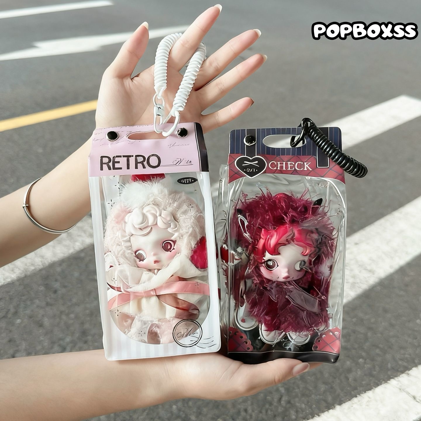 SKULLPANDA × Wednesday Protective Case(Doll not included) - POPBOXSS