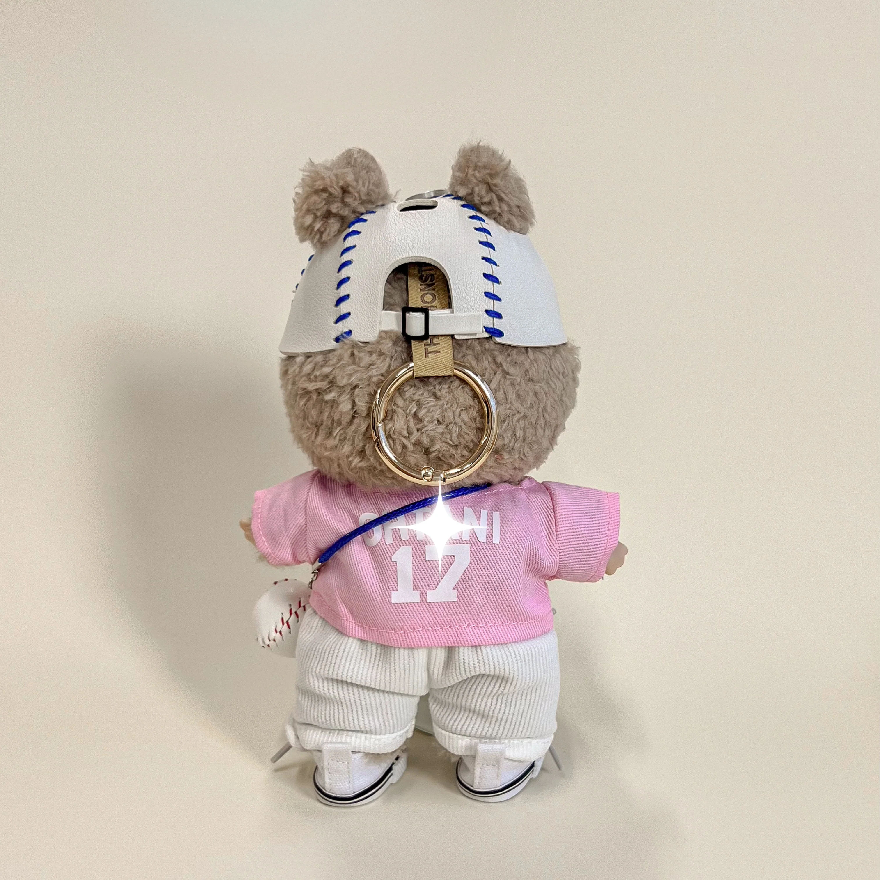 Labubu Baseball Outfit Set – Pink & Blue Sports Edition - POPBOXSS