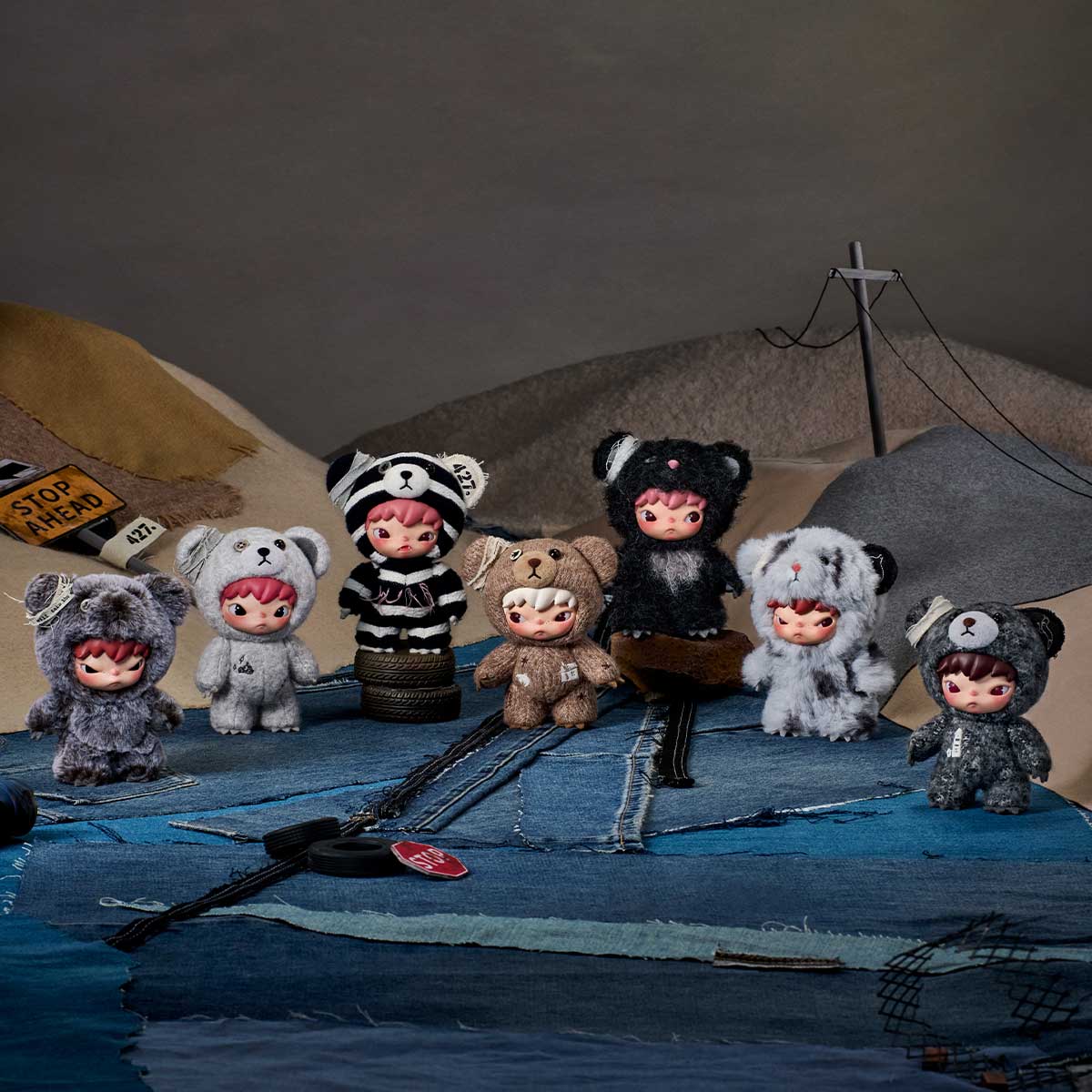 Hirono Road Journal Series-Plush Doll Pendant Blind Box - POPBOXSS