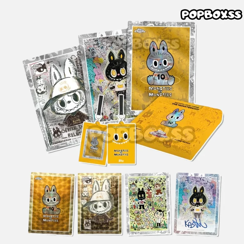 The Monster LABUBU X Topps CHROME Collectible Cards Set